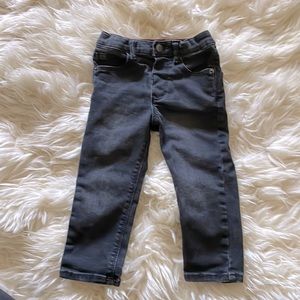 Zara regular denim black jeans 18-24m